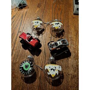 Monster Jam Ornaments El Toro Loco Max D + Hand-Painted Shatterproof Christmas
